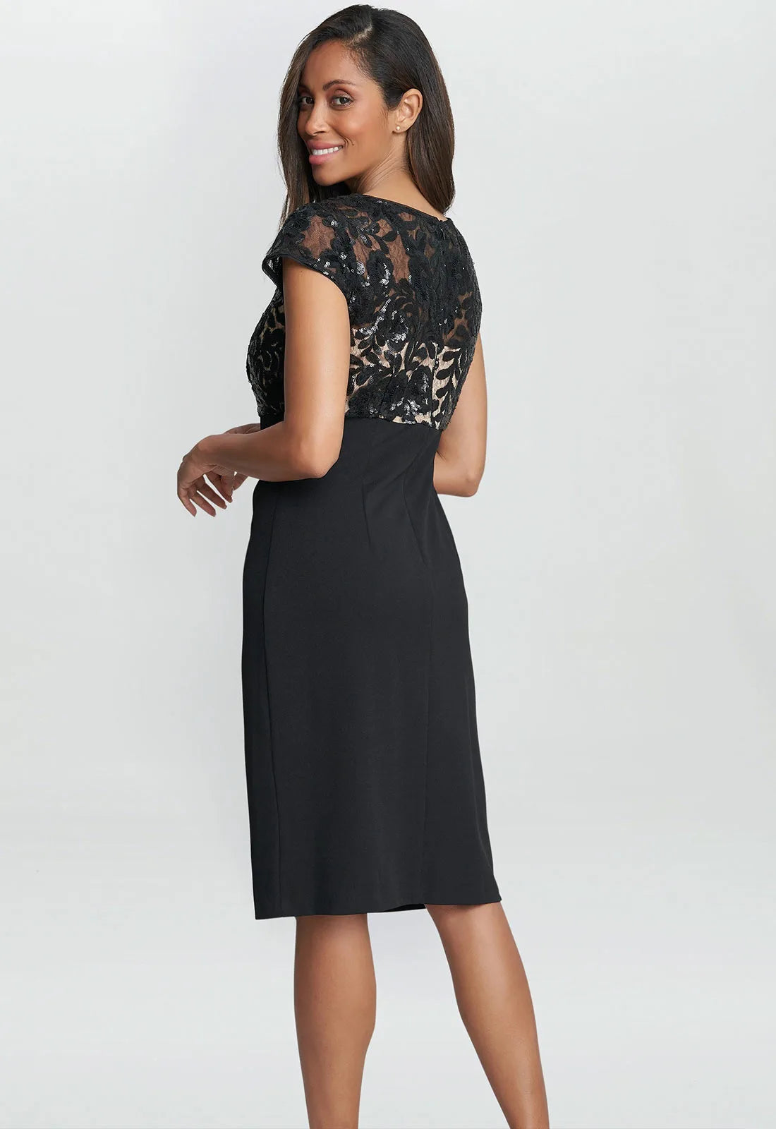 Gina Bacconi Black Maddison Cocktail Dress