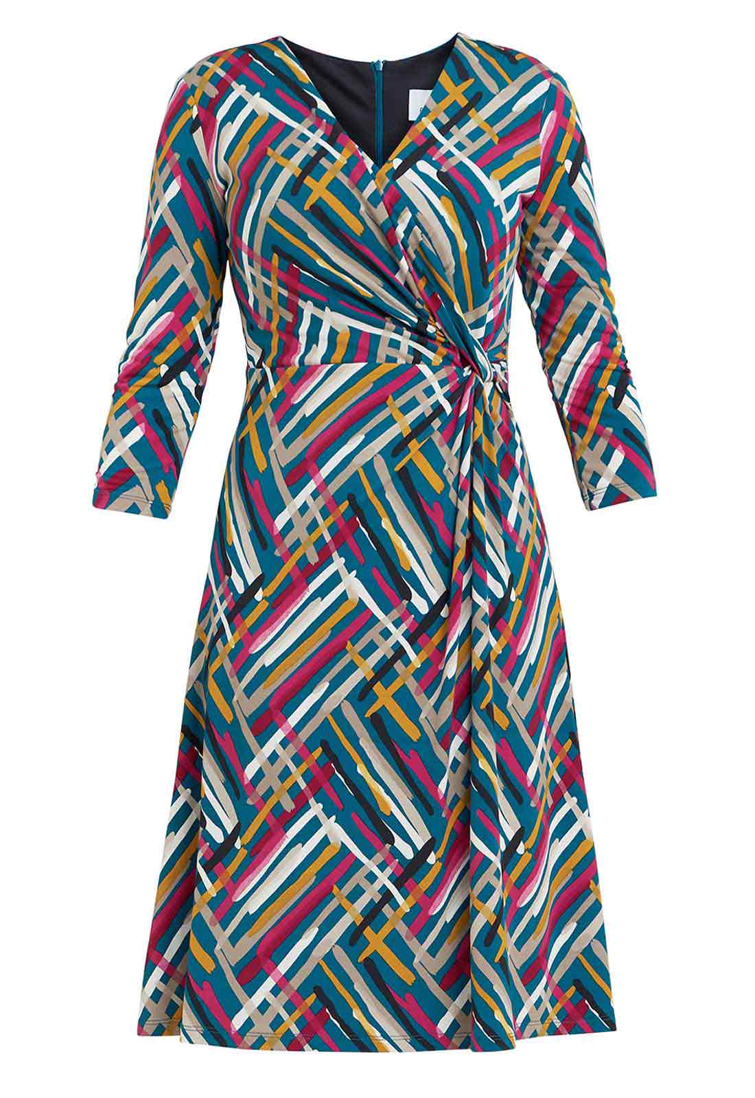 Gina Bacconi Blair Jersey Wrap Dress