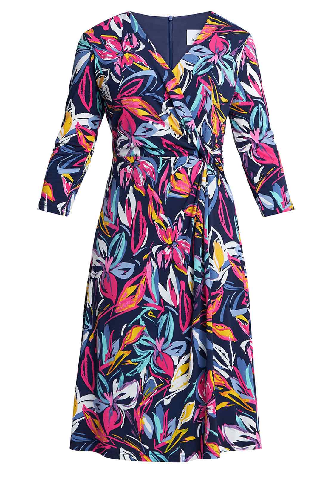 Gina Bacconi Carmel Jersey Wrap Dress