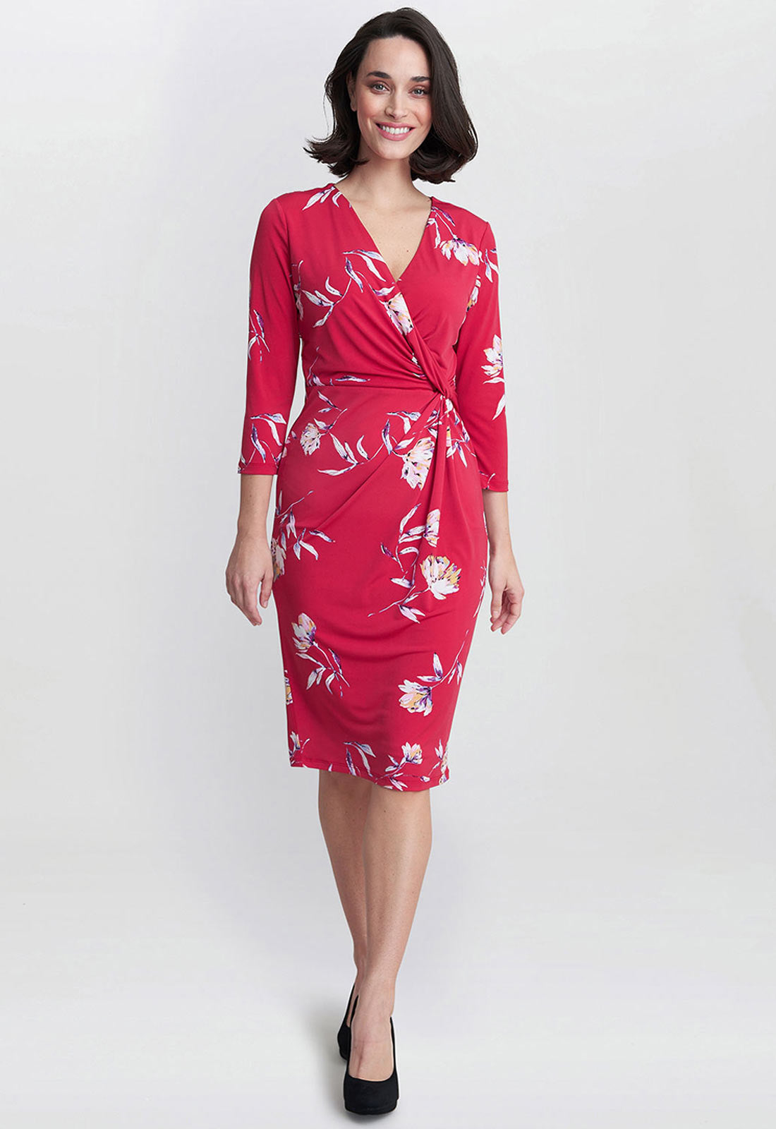 Gina Bacconi Darcy Jersey Wrap Dress