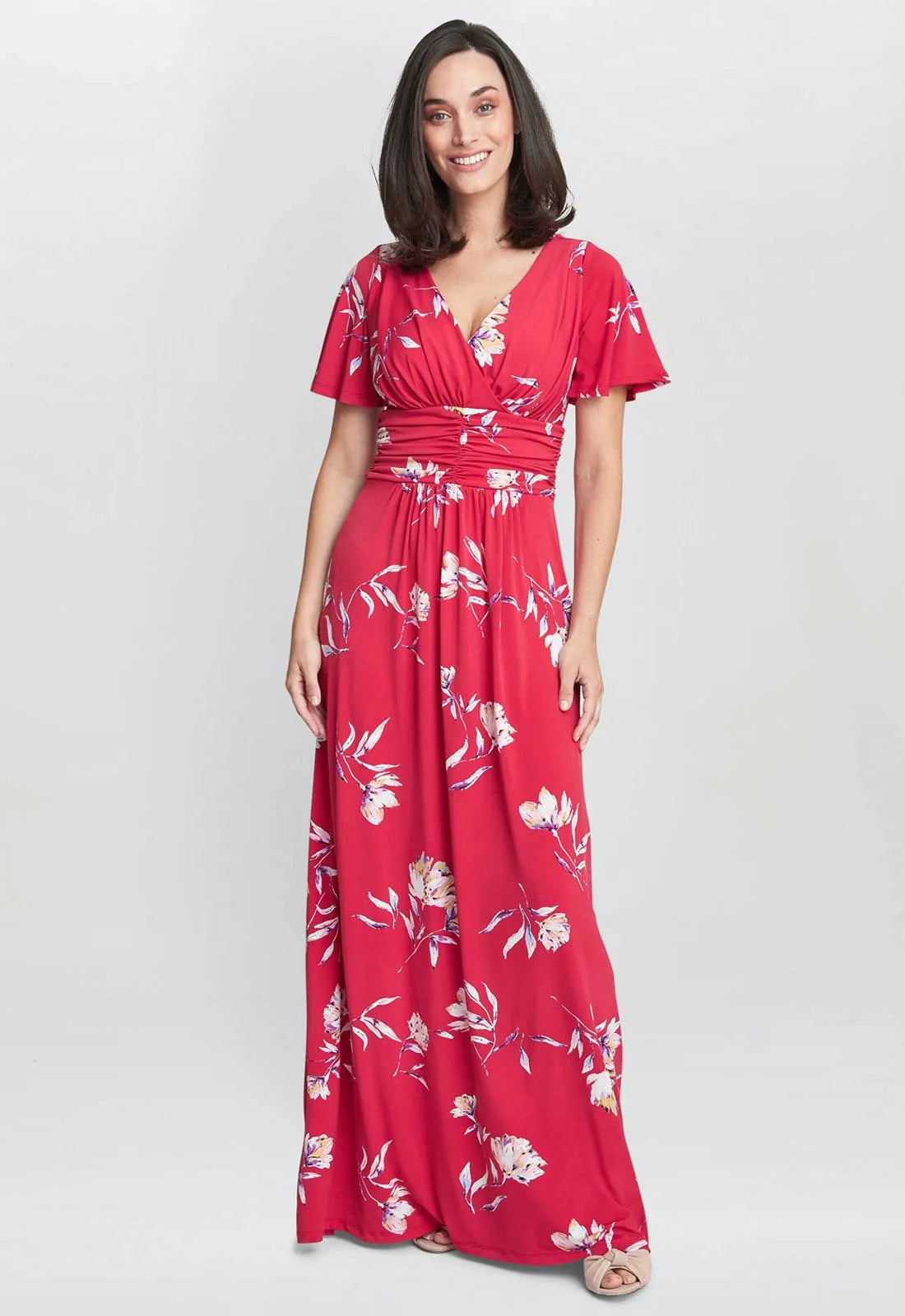 Gina Bacconi Fabiana Jersey Maxi Dress