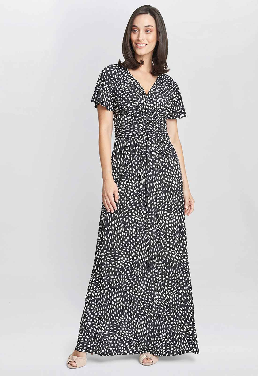 Gina Bacconi Gia Jersey Maxi Dress