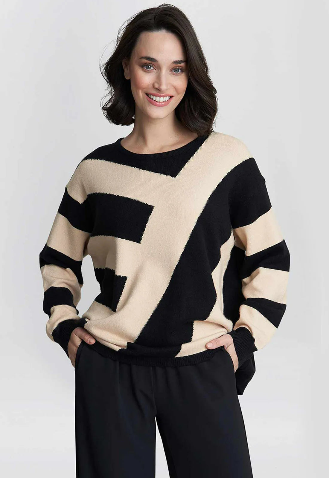 Gina Bacconi Beige Ramona Jumper