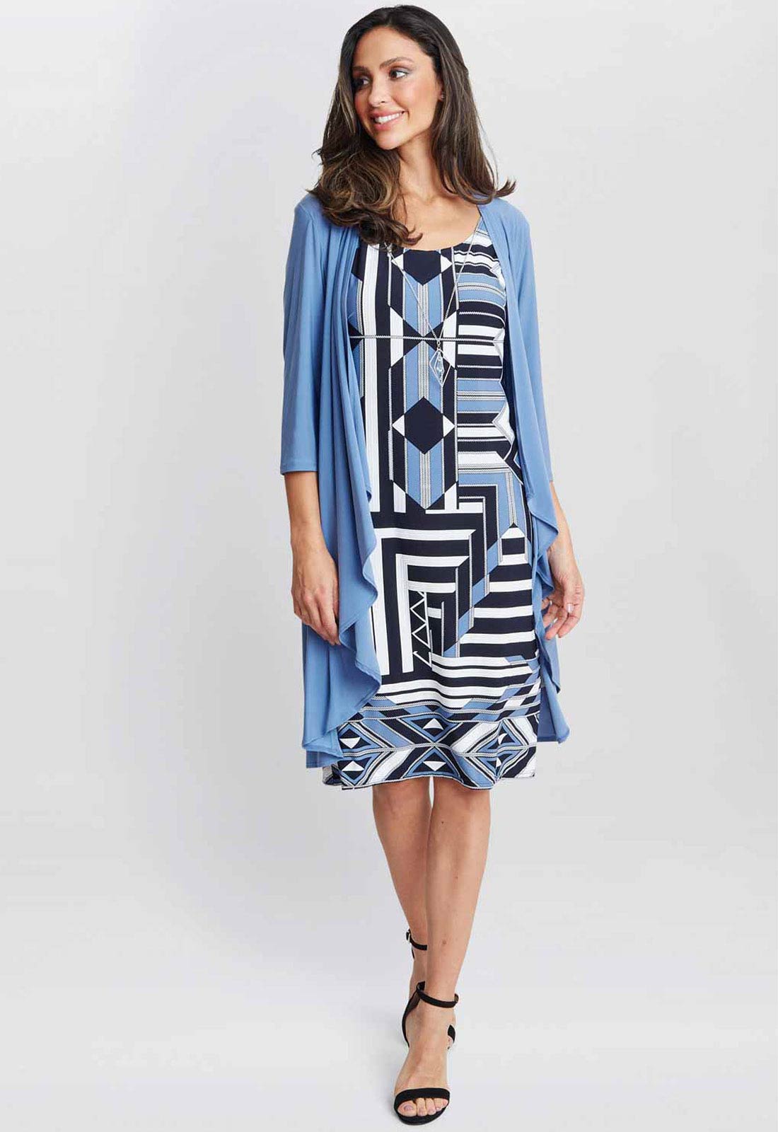 Gina Bacconi Perri Tatum Print Jacket And Dress