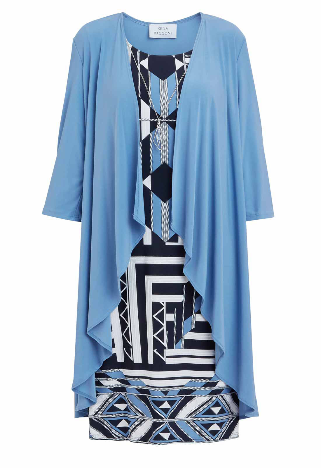 Gina Bacconi Perri Tatum Print Jacket And Dress