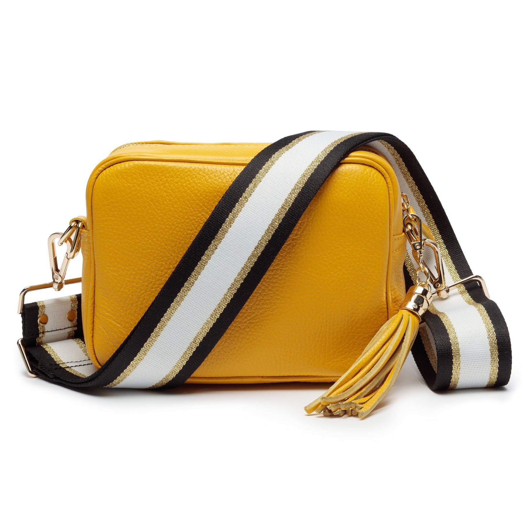 Elie Beaumont Crossbody Tassel Sunflower Yellow