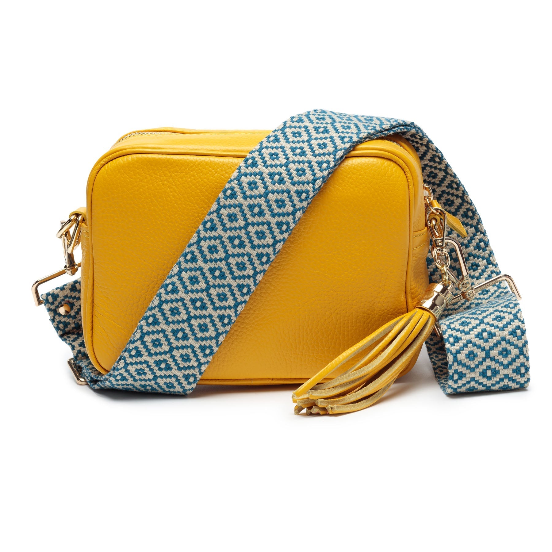 Elie Beaumont Crossbody Tassel Sunflower Yellow