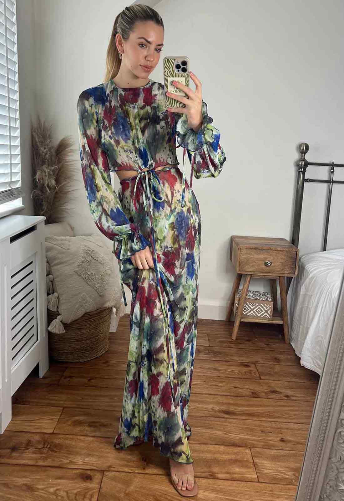 Josh And Nicol Zina Maxi Dress- Multi Coloured