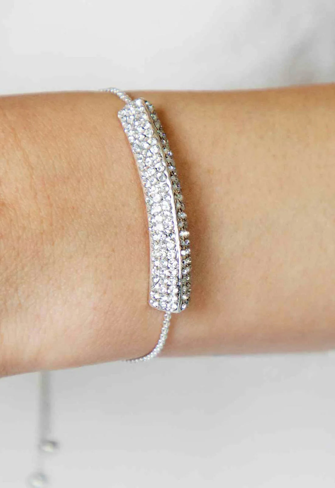 Always Chic Silver Arch Delicate Bracelet-91639