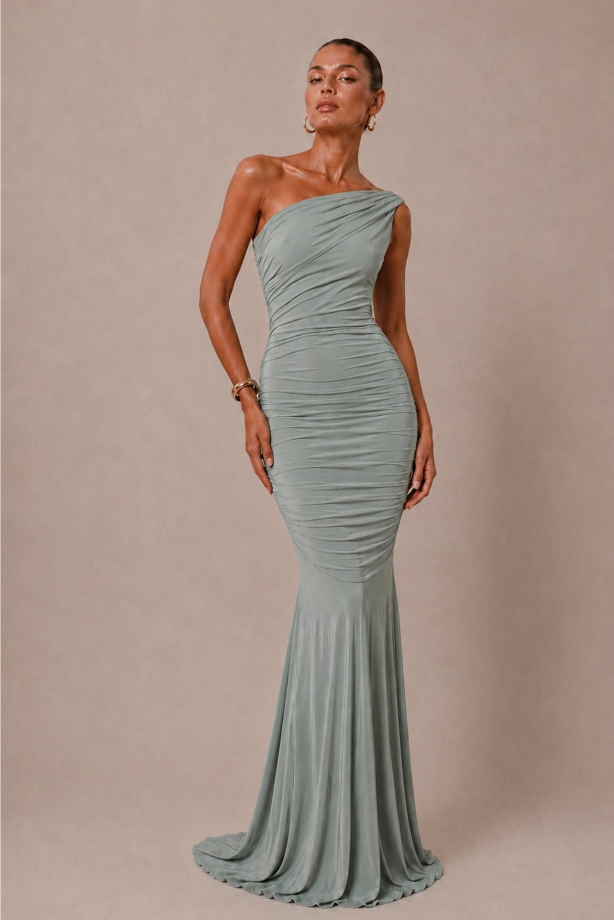 Honor Gold Sage Green Alicia Multiway Bridesmaid Dress