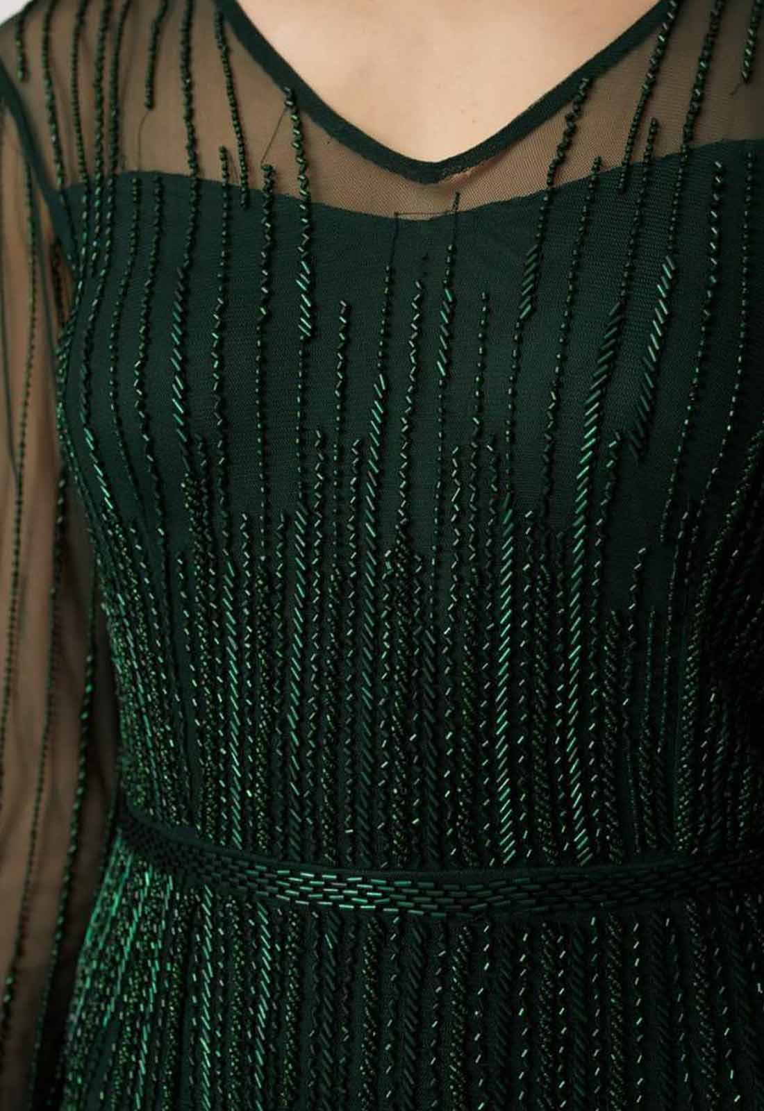Raishma Green Annabella Maxi Dress-97909