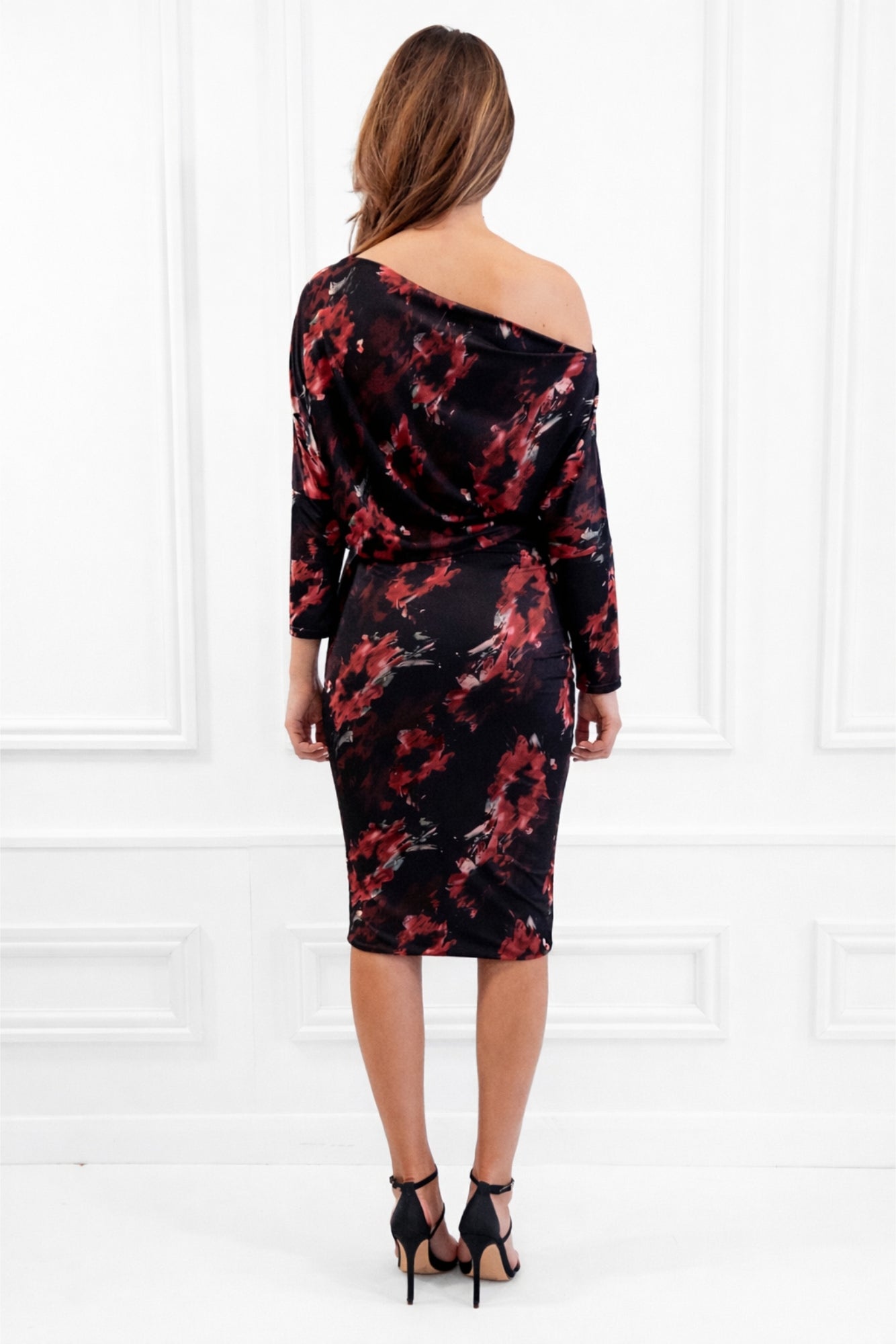 Honor Gold Aubrey Floral Cocktail Dress