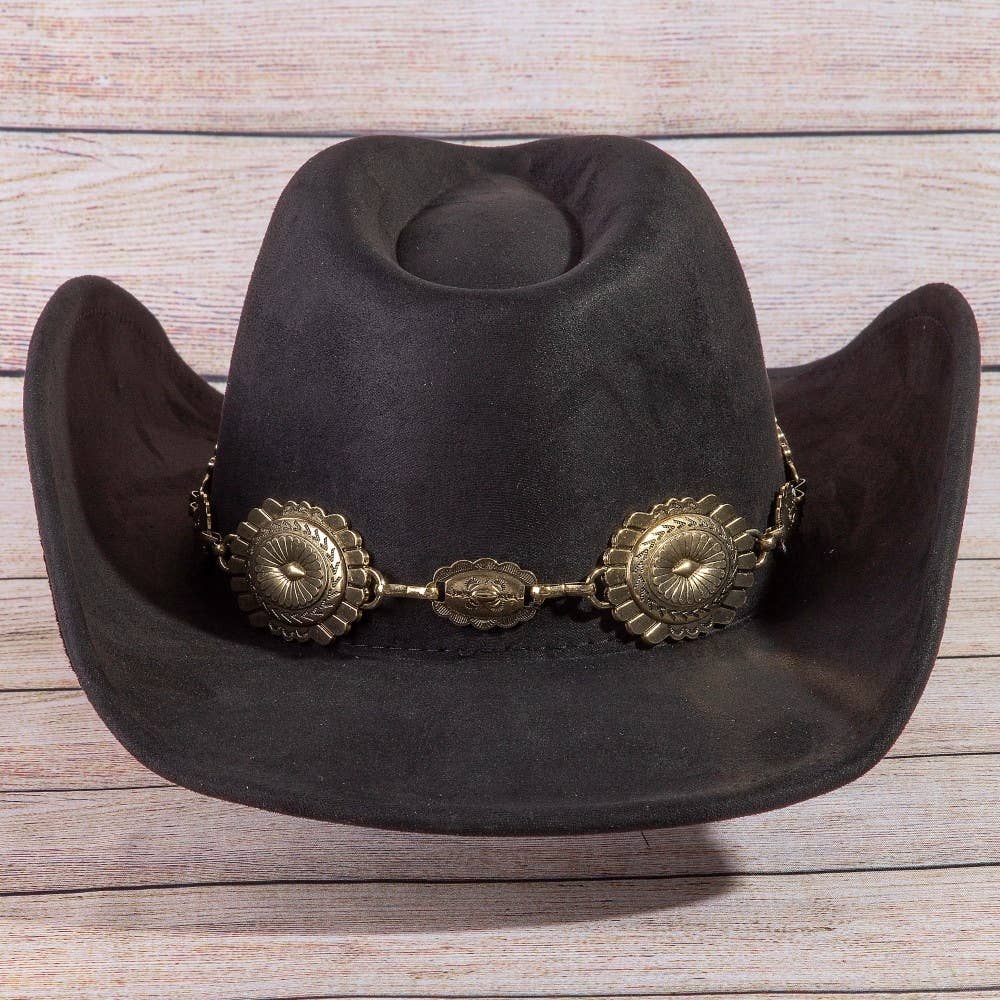 Western Concho Cowboy Hat: DBR