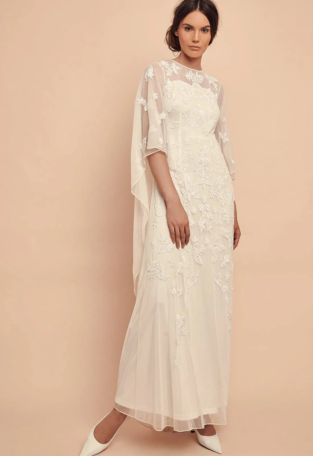 Raishma White Cassie Bridal Wedding Dress-0