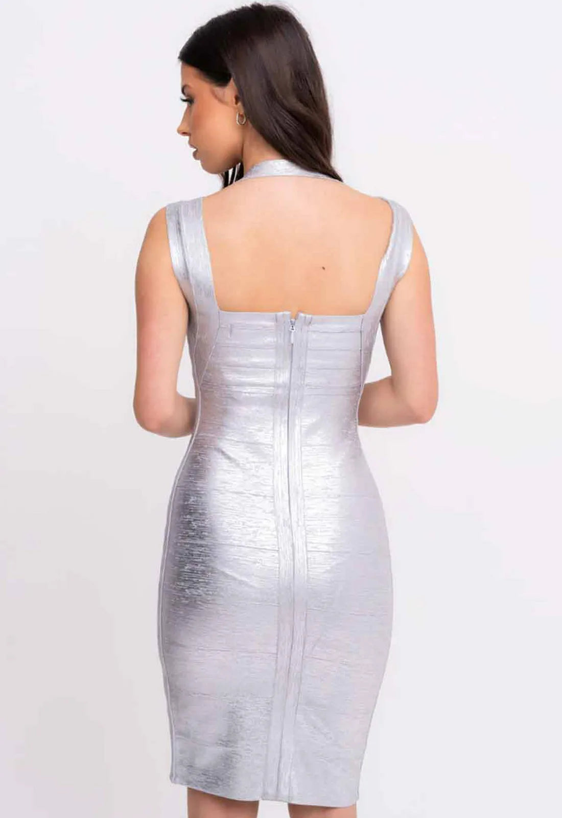 Nazz Collection Silver Dominica Dress-117018