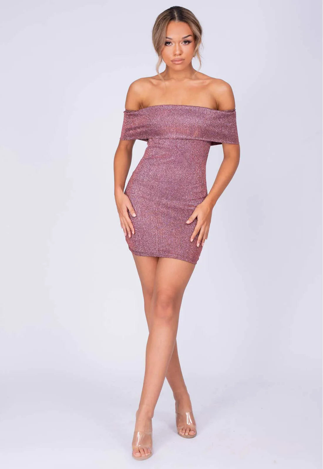 Nazz Collection Plum Chelsea Mini Dress-95090