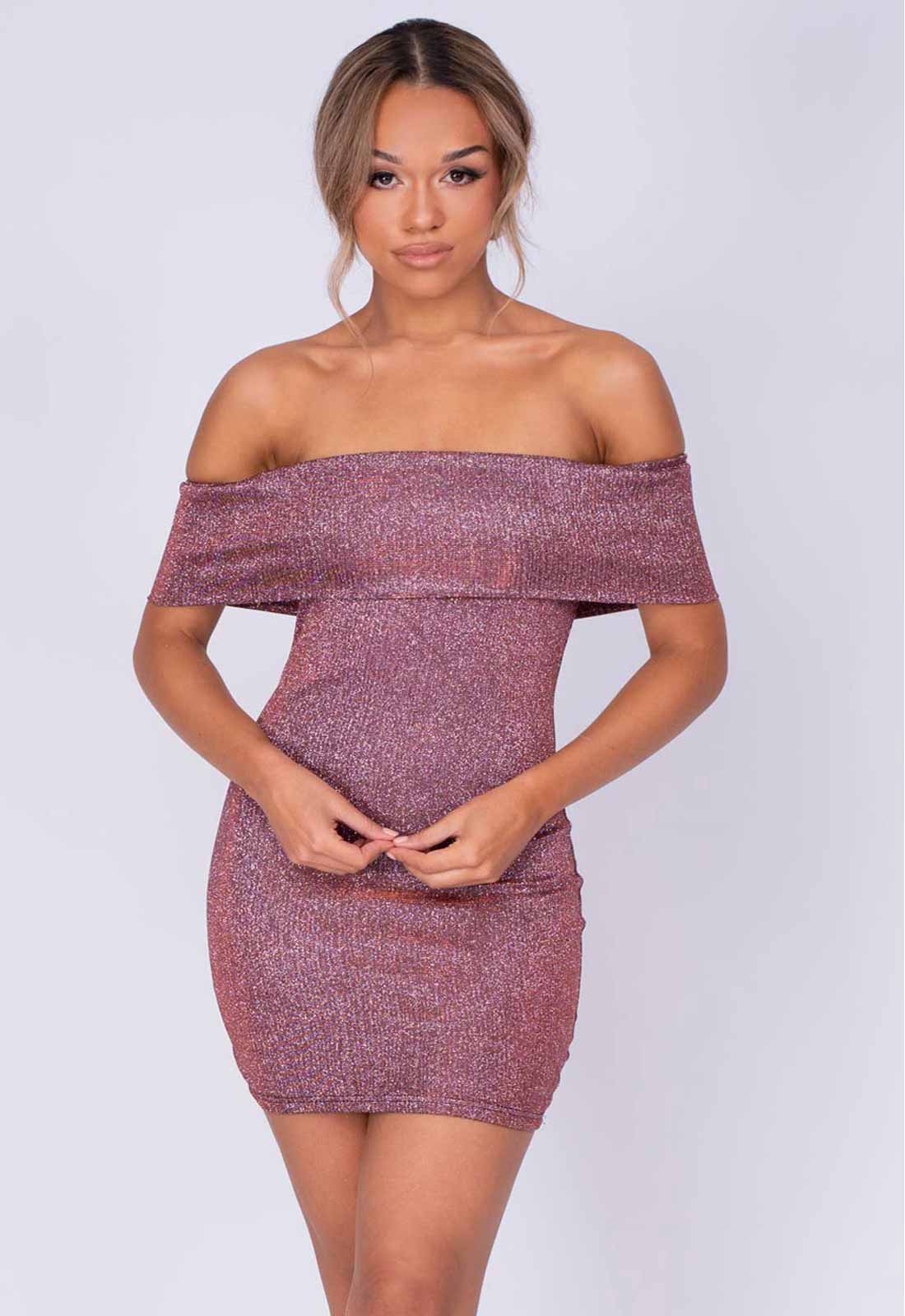 Nazz Collection Plum Chelsea Mini Dress-0