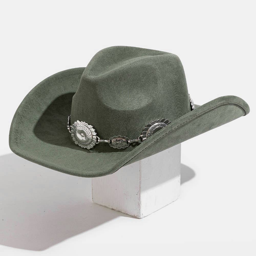 Western Concho Cowboy Hat: DBR