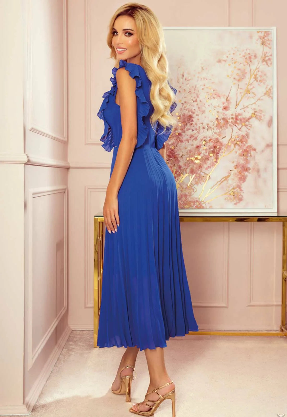LBD Exclusive Blue Emily Wedding Guest Dress-97149