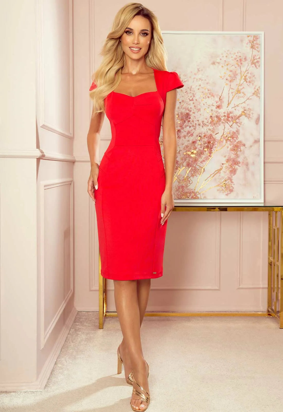 LBD Exclusive Red Grace Cocktail Dress
