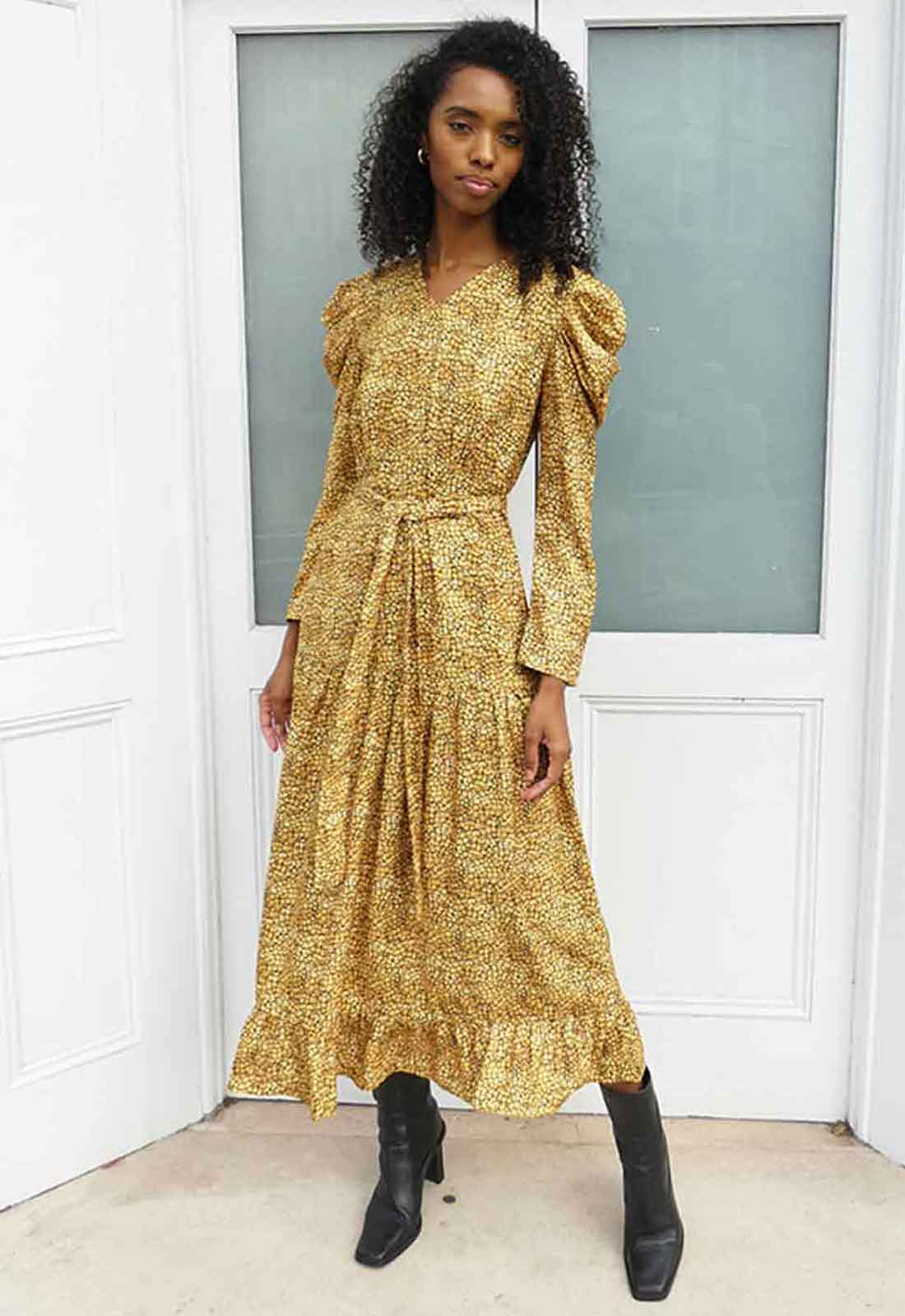 Raishma Studio Gold Greta Dress-0