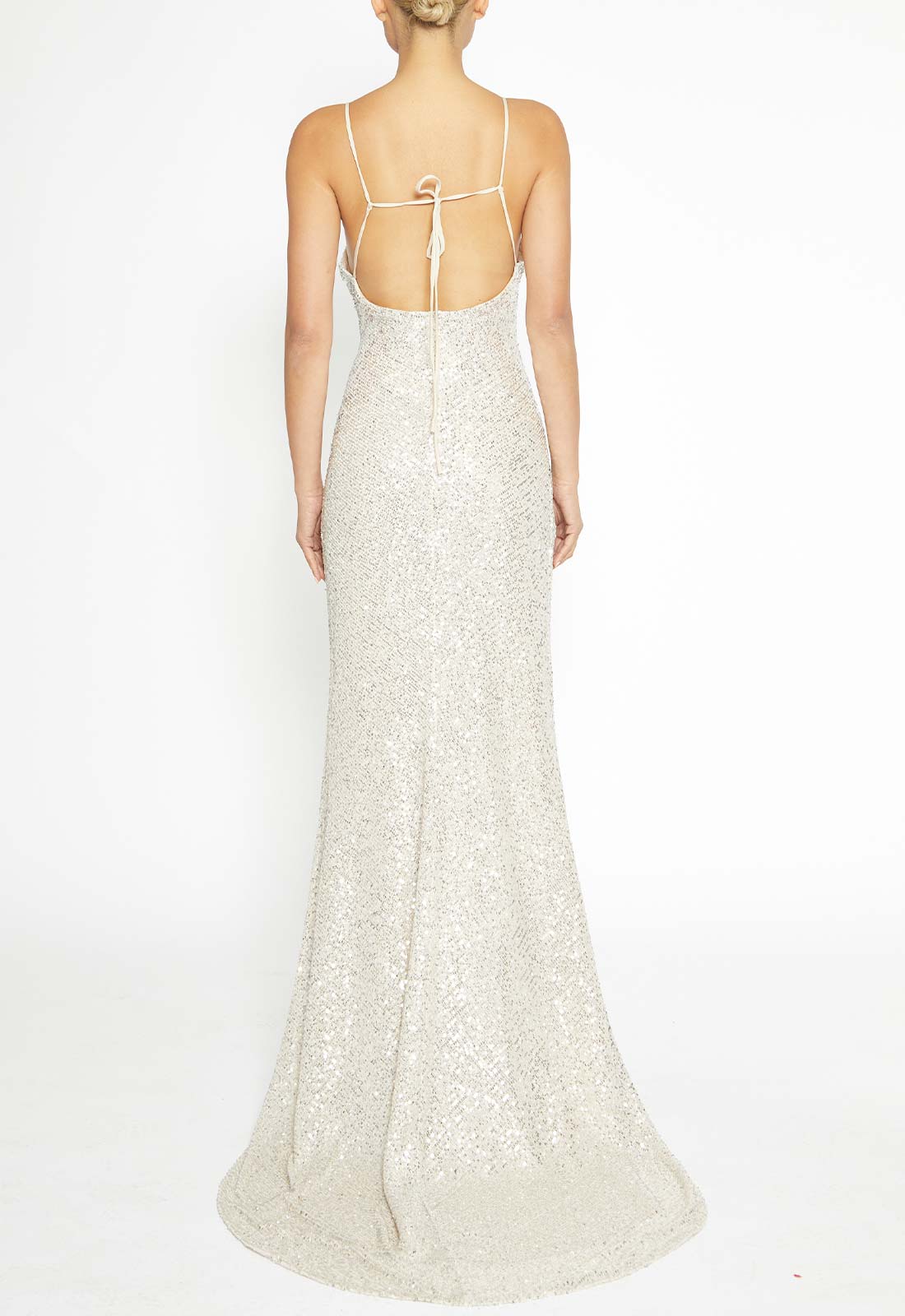 True Decadence Champagne Slip Maxi Dress-119275