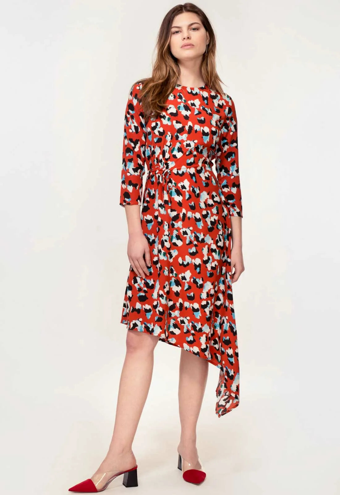 Hide The Label Red Azalea Midi Dress-0