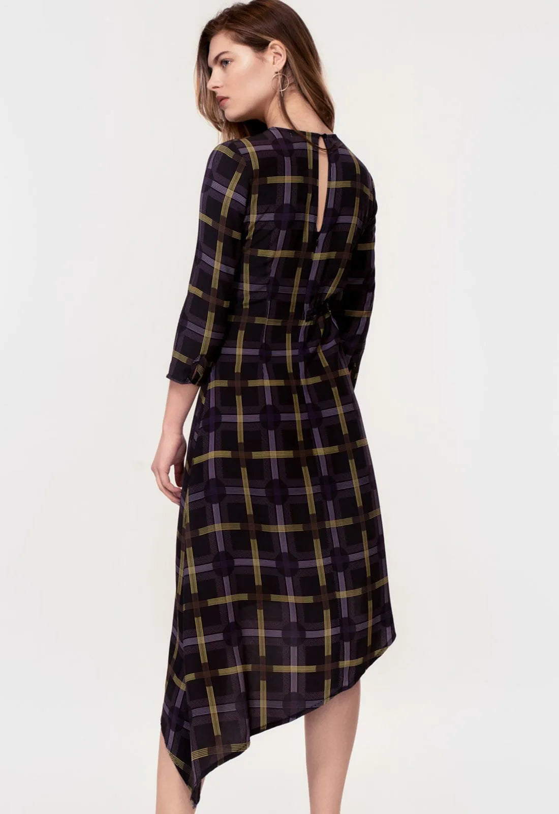 Hide The Label Plaid Azalea Midi Dress-82900