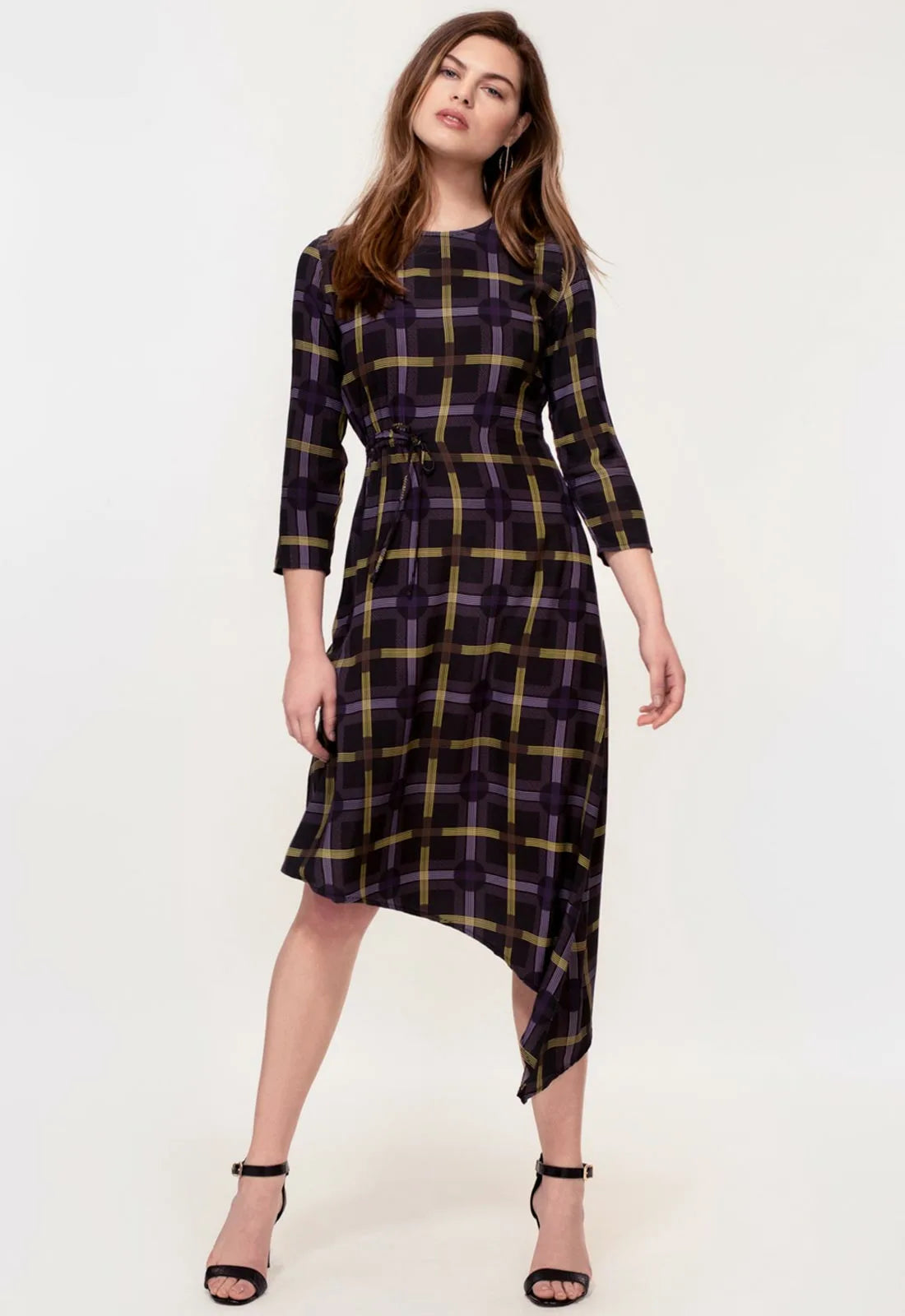 Hide The Label Plaid Azalea Midi Dress-82897