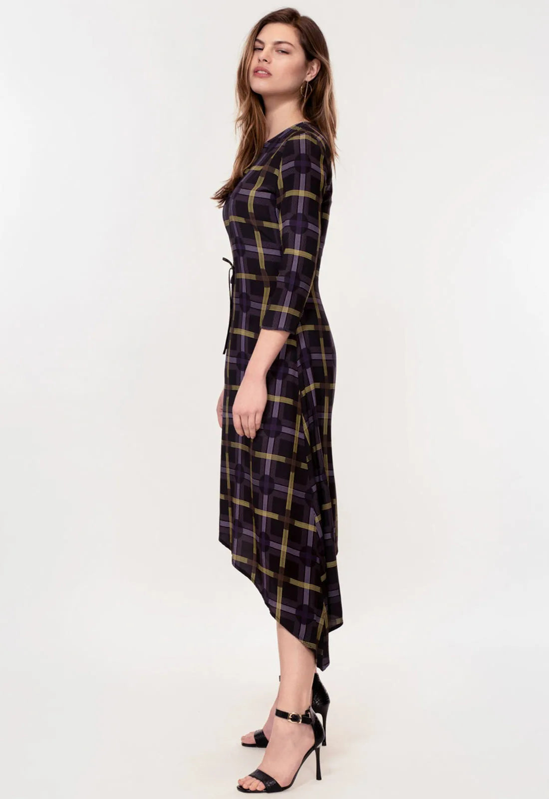 Hide The Label Plaid Azalea Midi Dress-82898