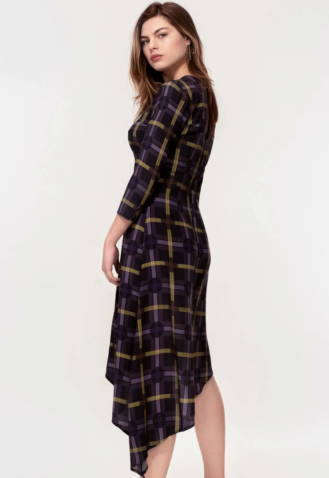 Hide The Label Plaid Azalea Midi Dress-82899