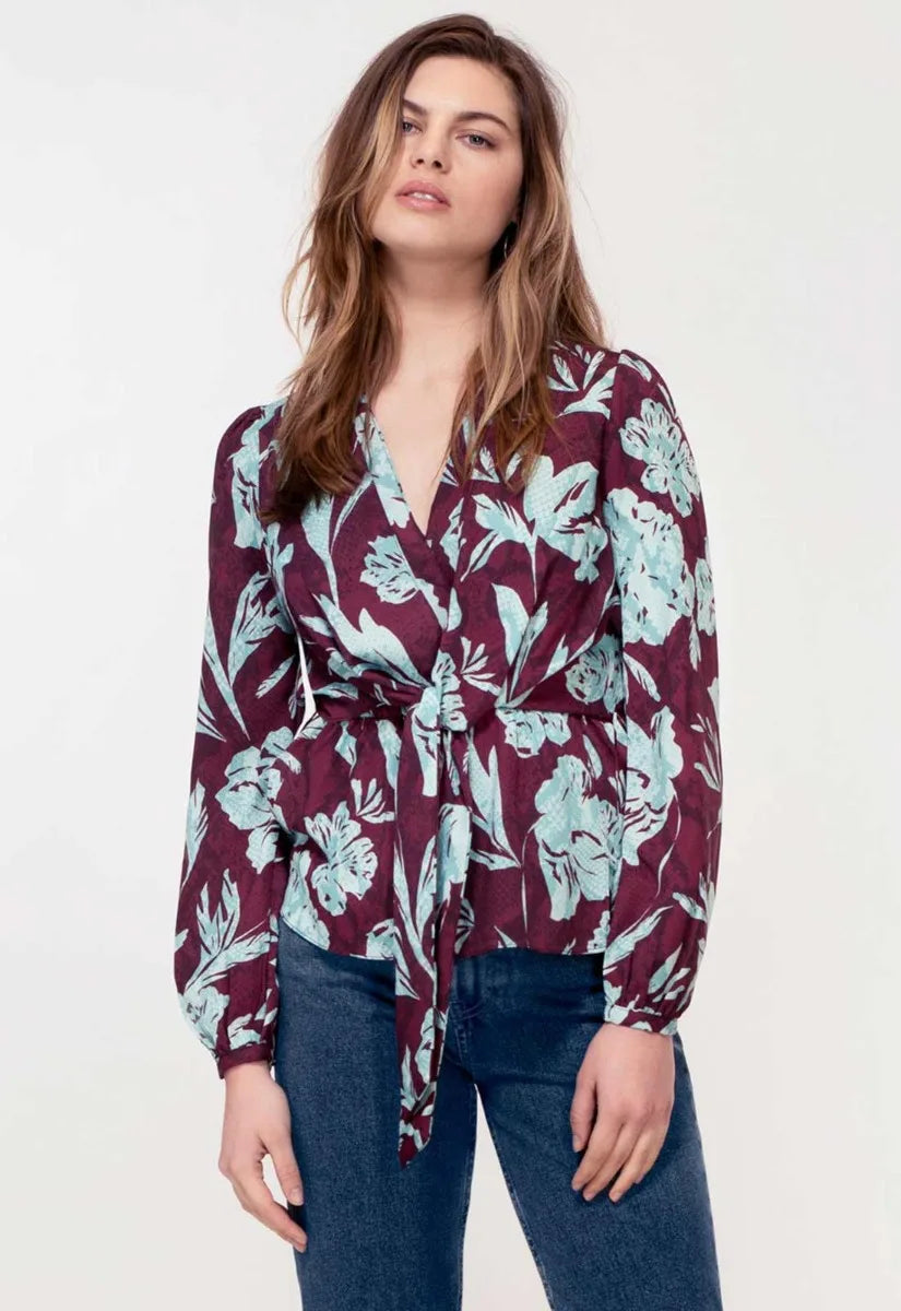 Hide The Label Purple Nyssa Blouse