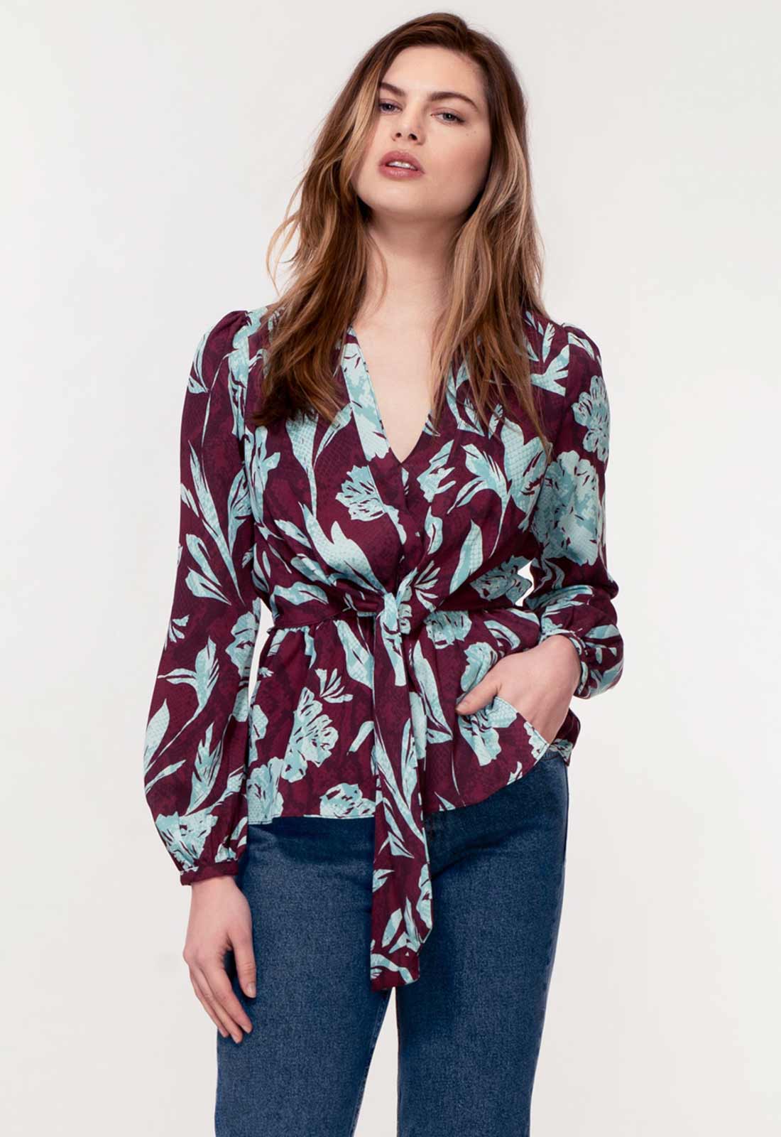 Hide The Label Purple Nyssa Blouse-82908