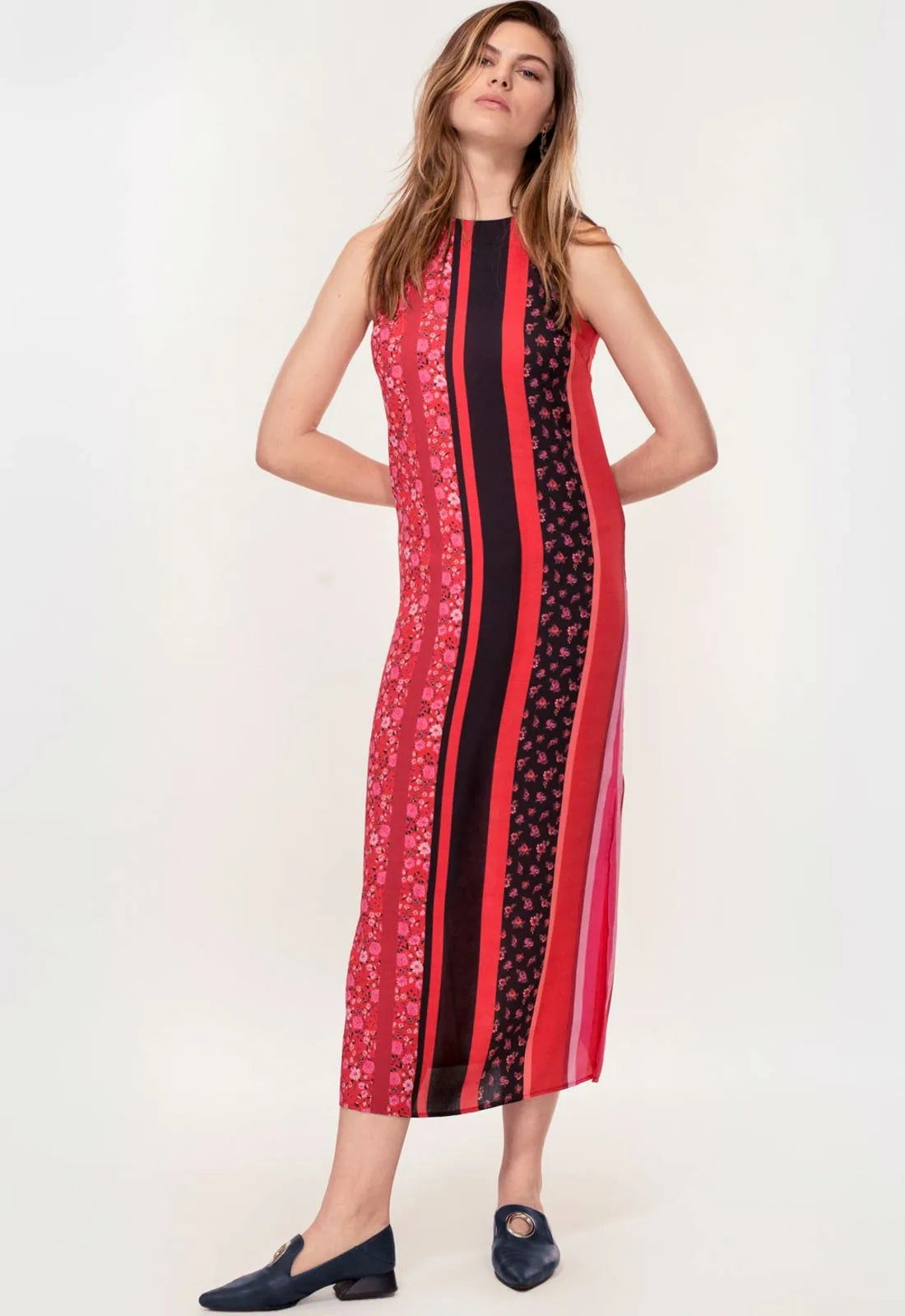 Hide The Label Red Thalia Midi Dress-82984