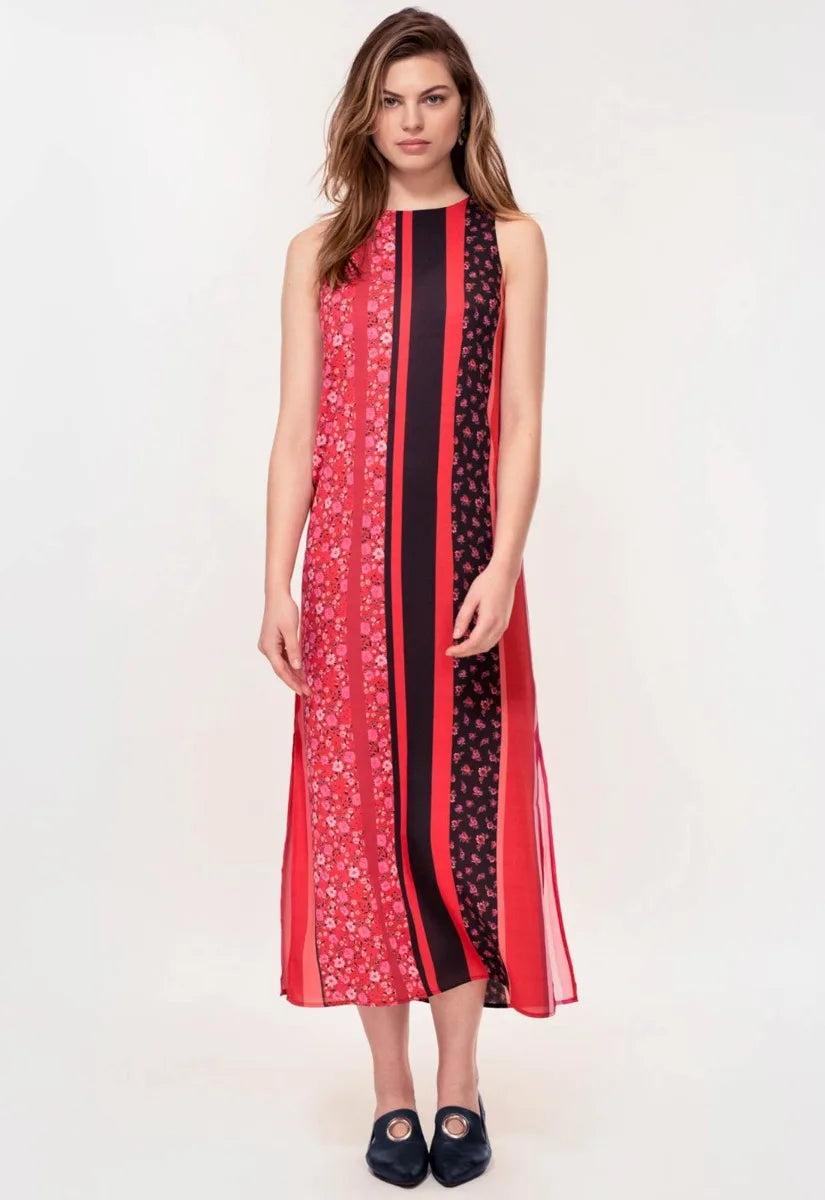 Hide The Label Red Thalia Midi Dress