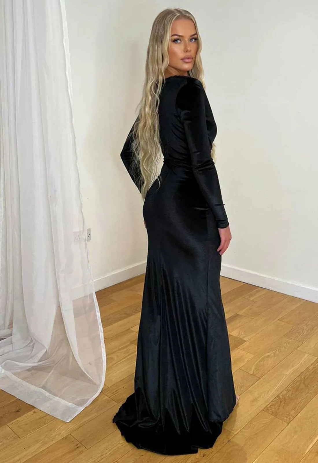 Nazz Collection Black Chanelle Maxi Dress-121307