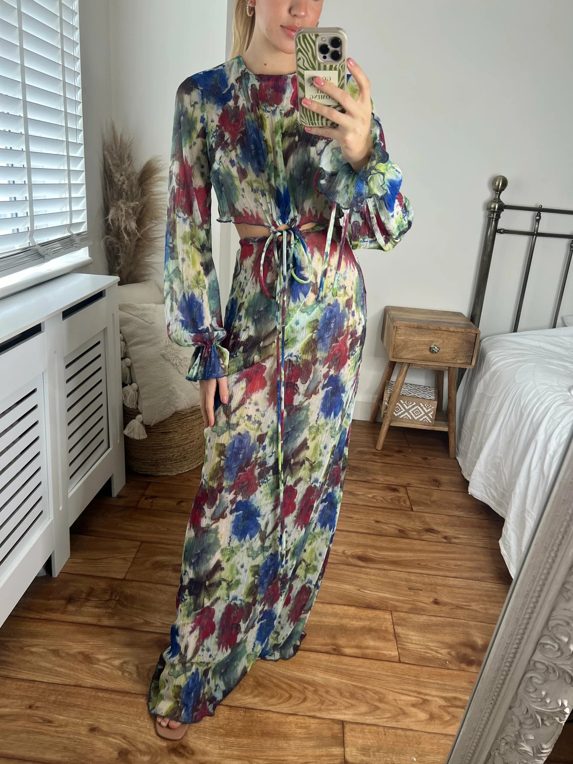 Josh And Nicol Zina Maxi Dress- Multi Coloured