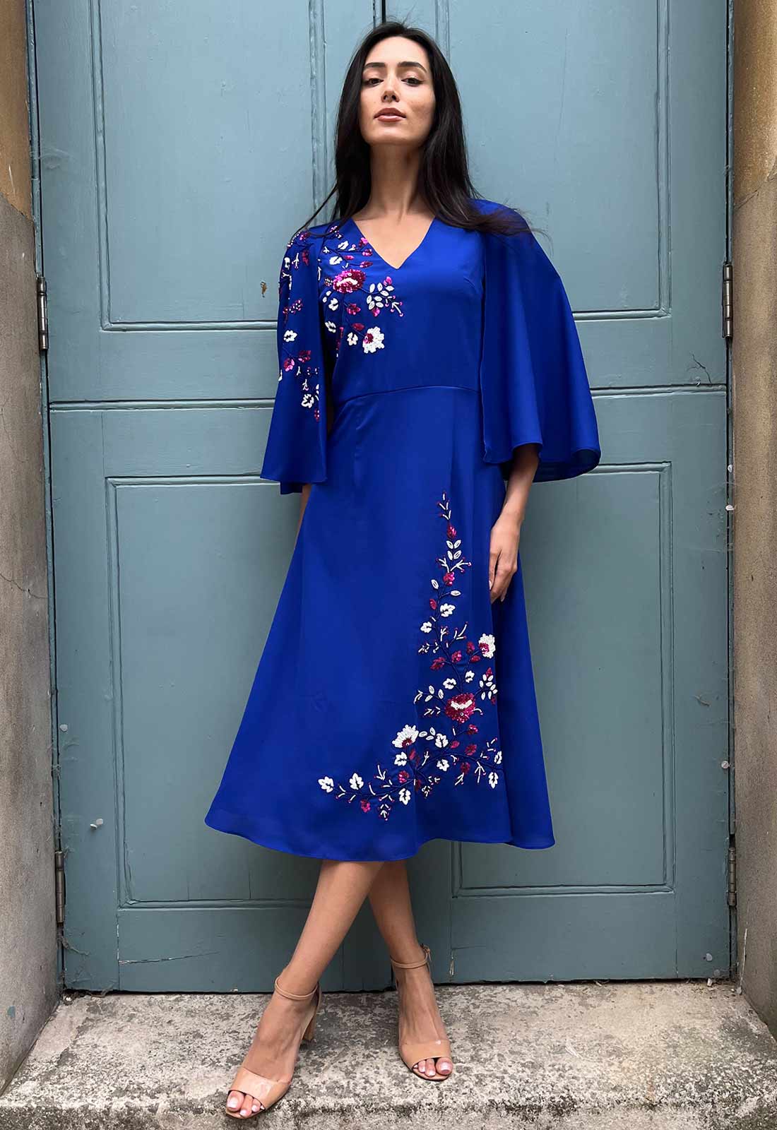 Raishma Couture Blue India Dress-120130