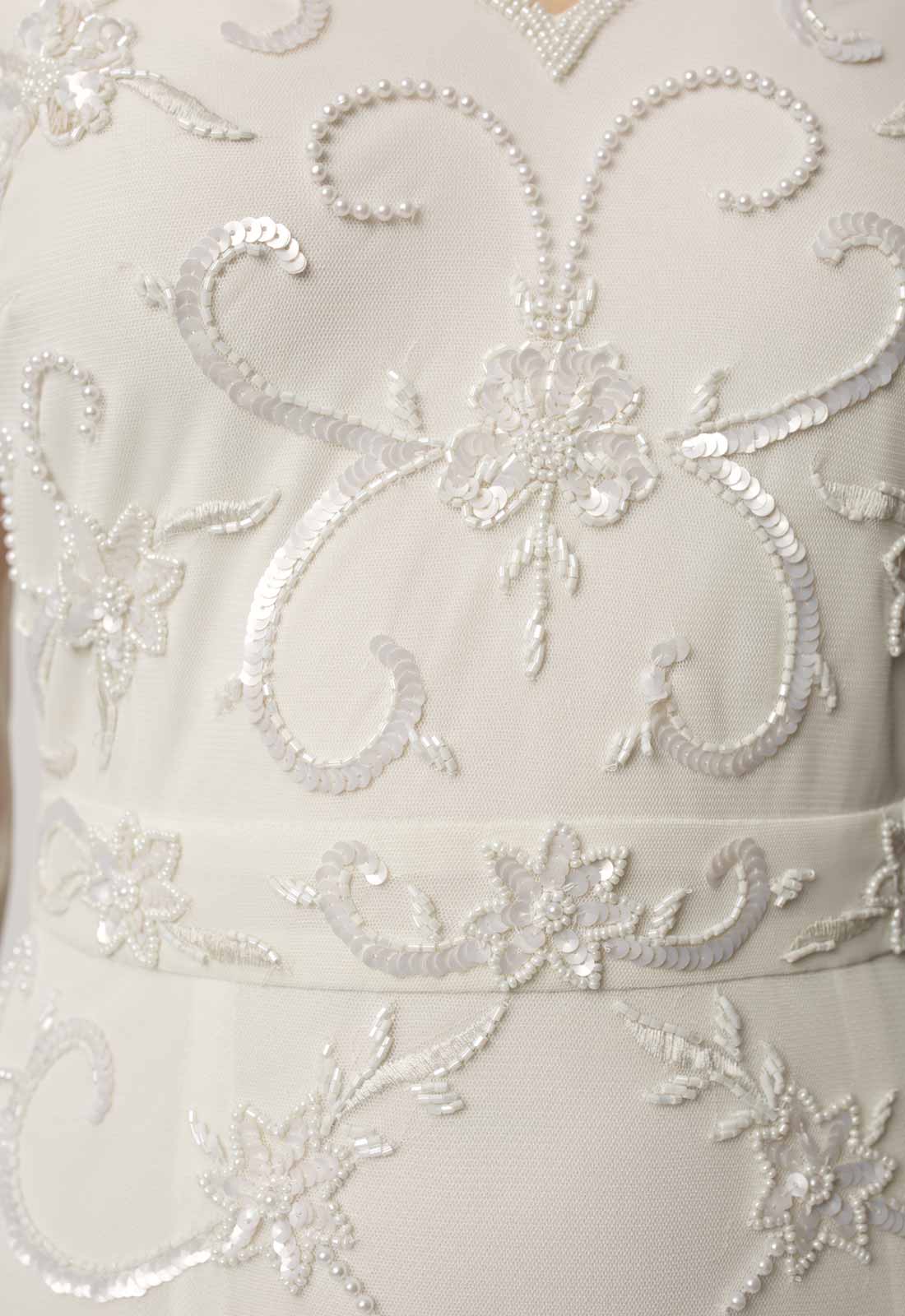 Raishma White Jayne Bridal Maxi Dress-83908