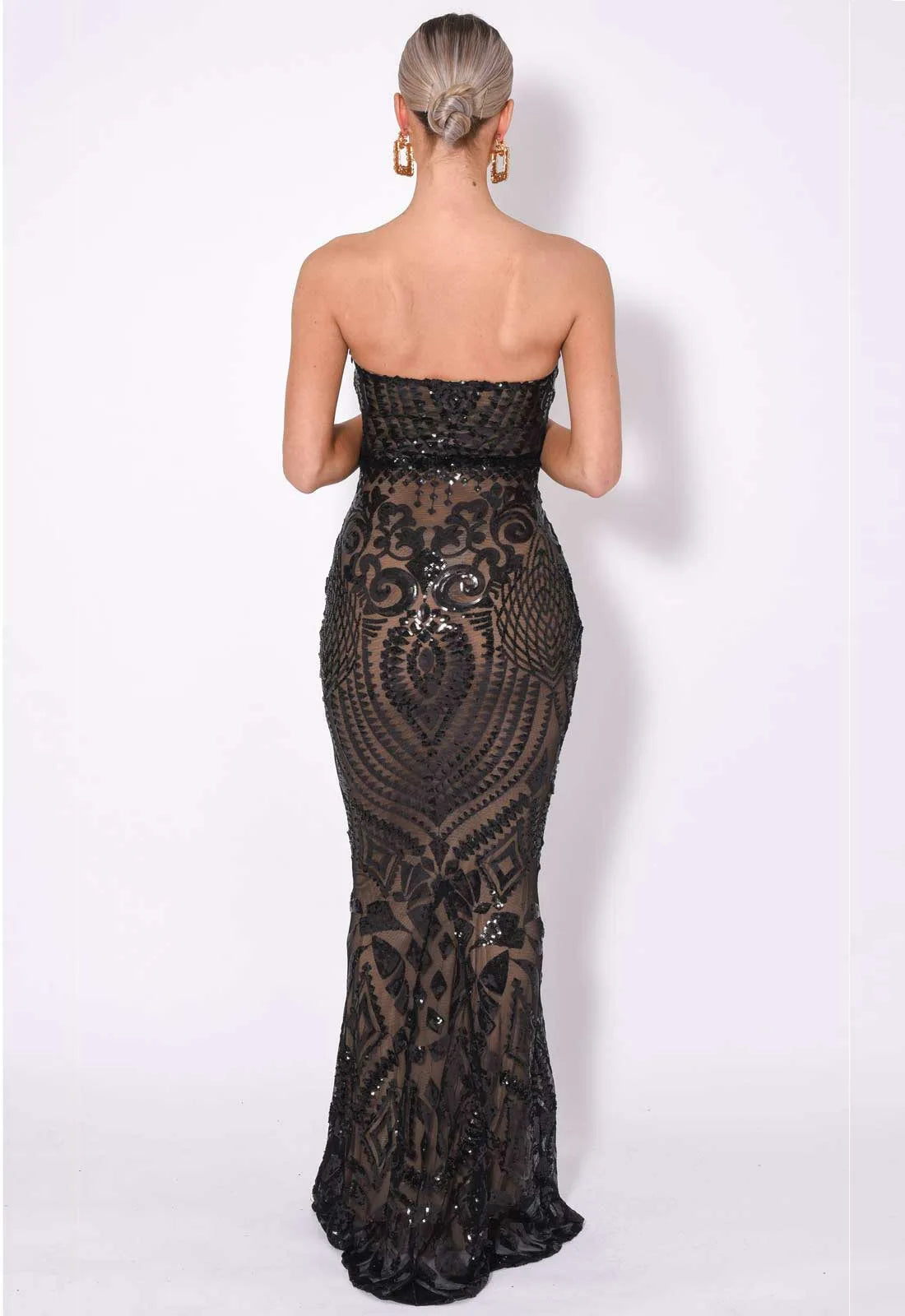 NAZZ Collection Black Kenza Maxi Dress-106541