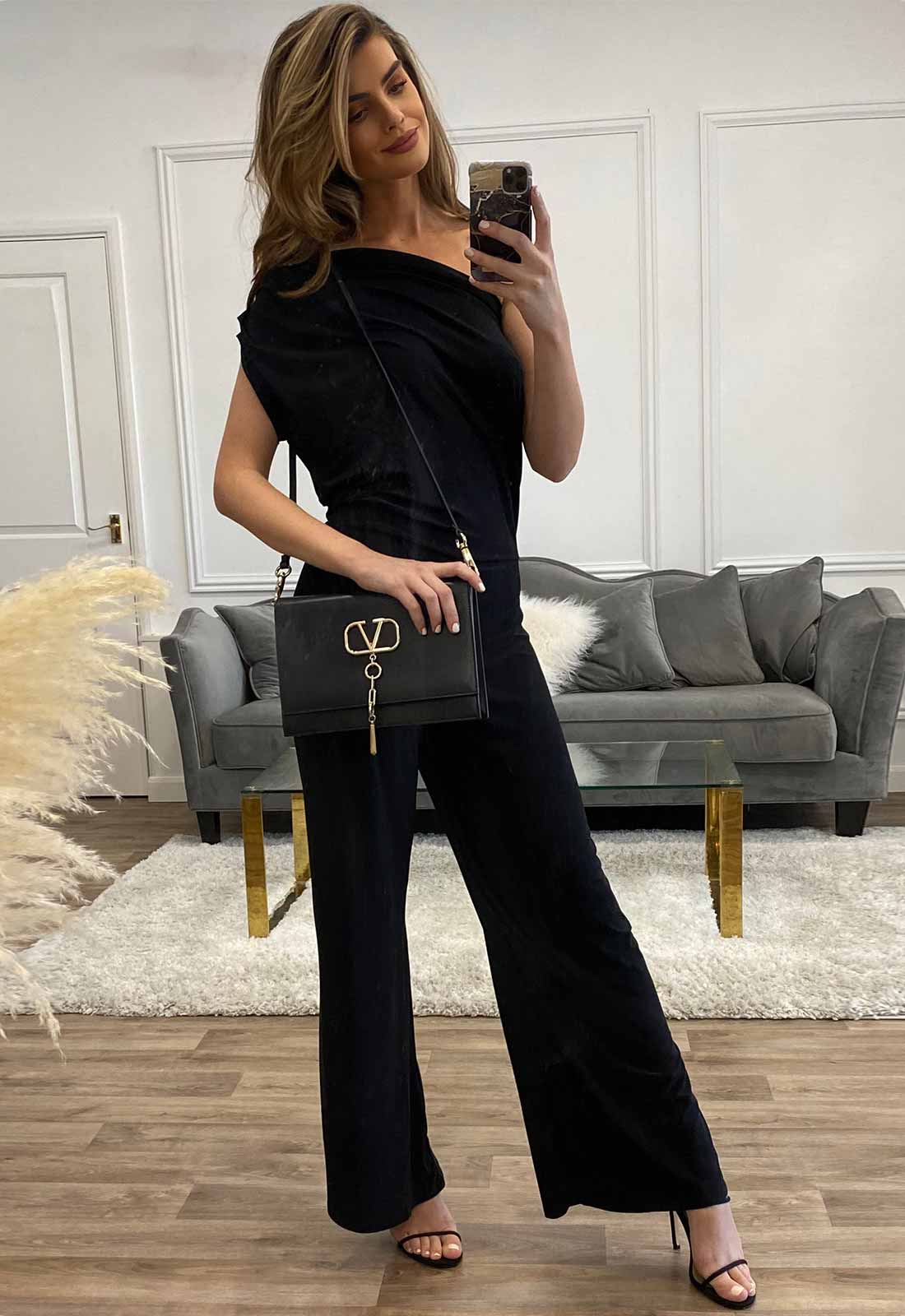 Honor Gold Navy Khloe Jumpsuit-118954