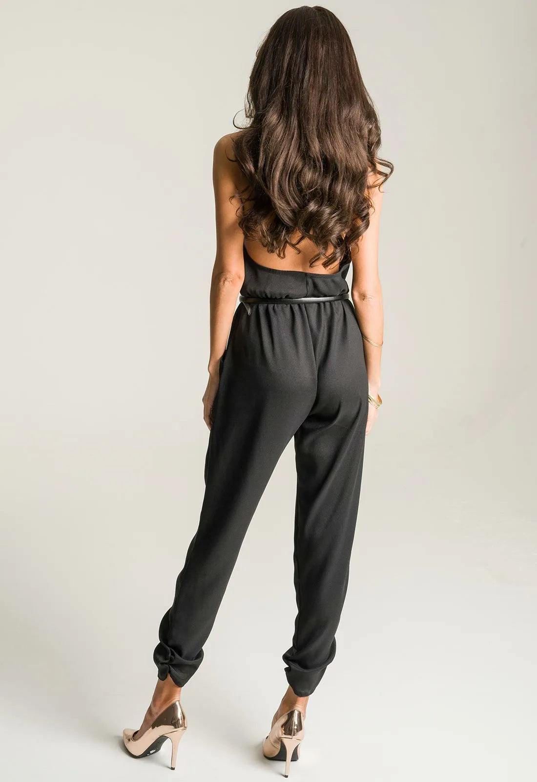 Lady Flare Black Bella Jumpsuit-82937