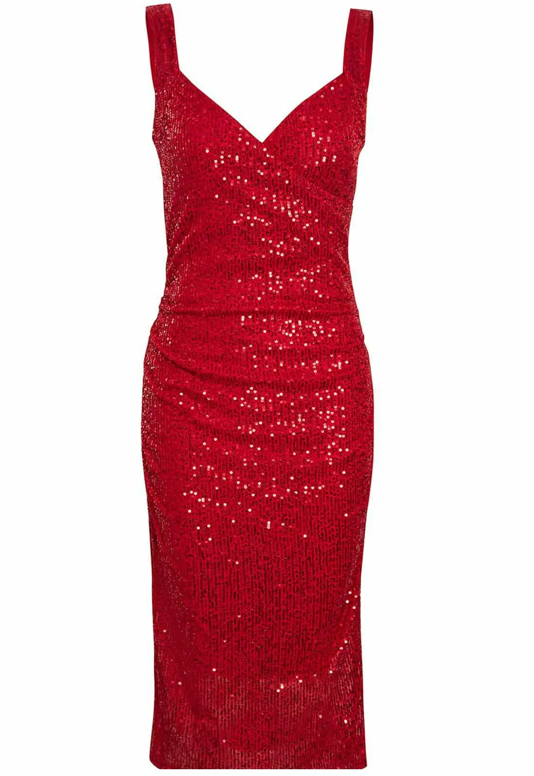 Little Black Dress Red Ruby Cocktail Dress-117800