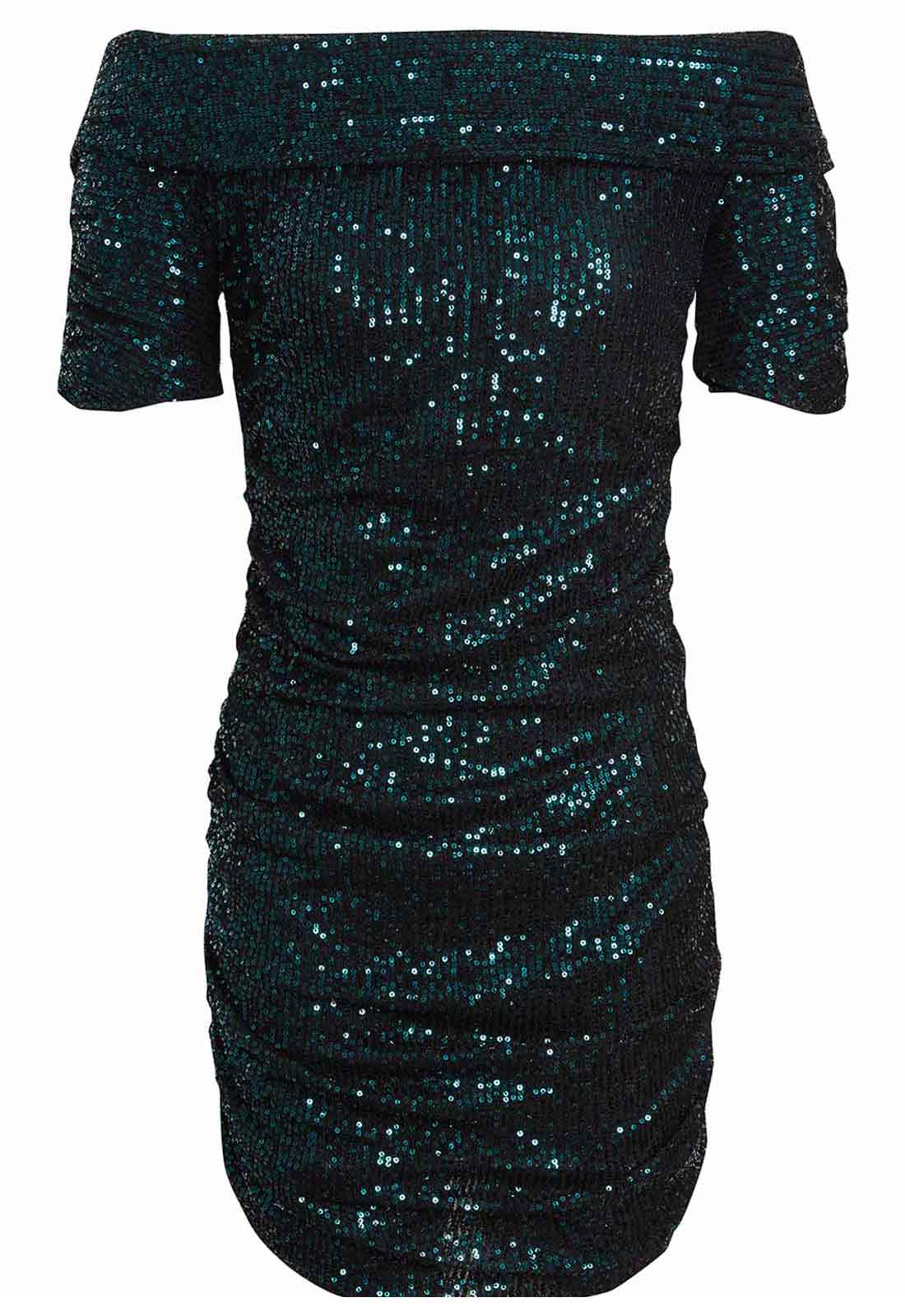 Little Black Dress Green Annabel Party Dress