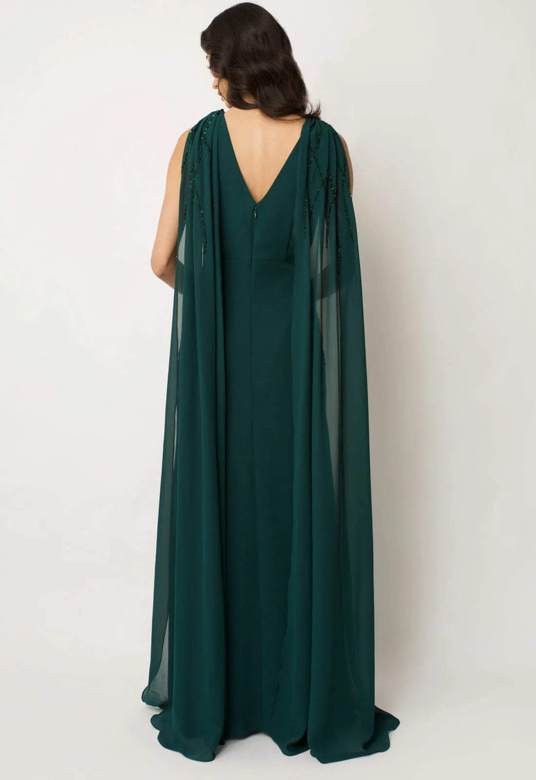 Raishma Green Magnolia Maxi Dress-98817