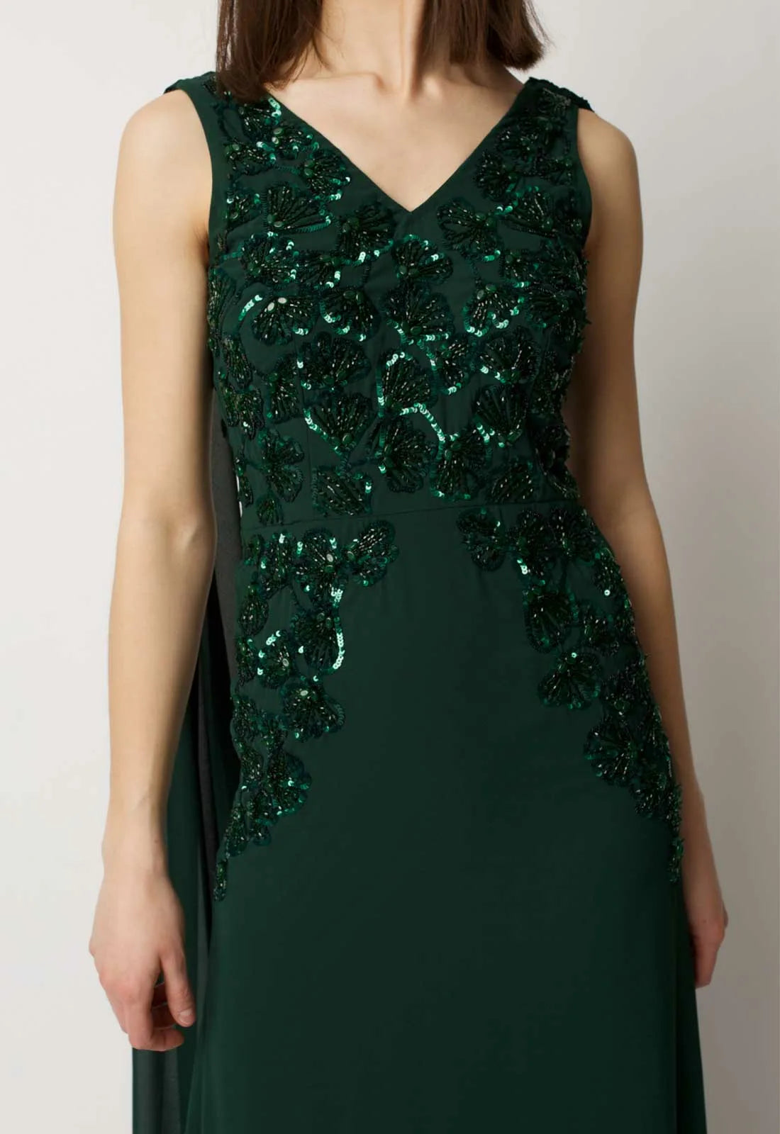 Raishma Green Magnolia Maxi Dress-83993