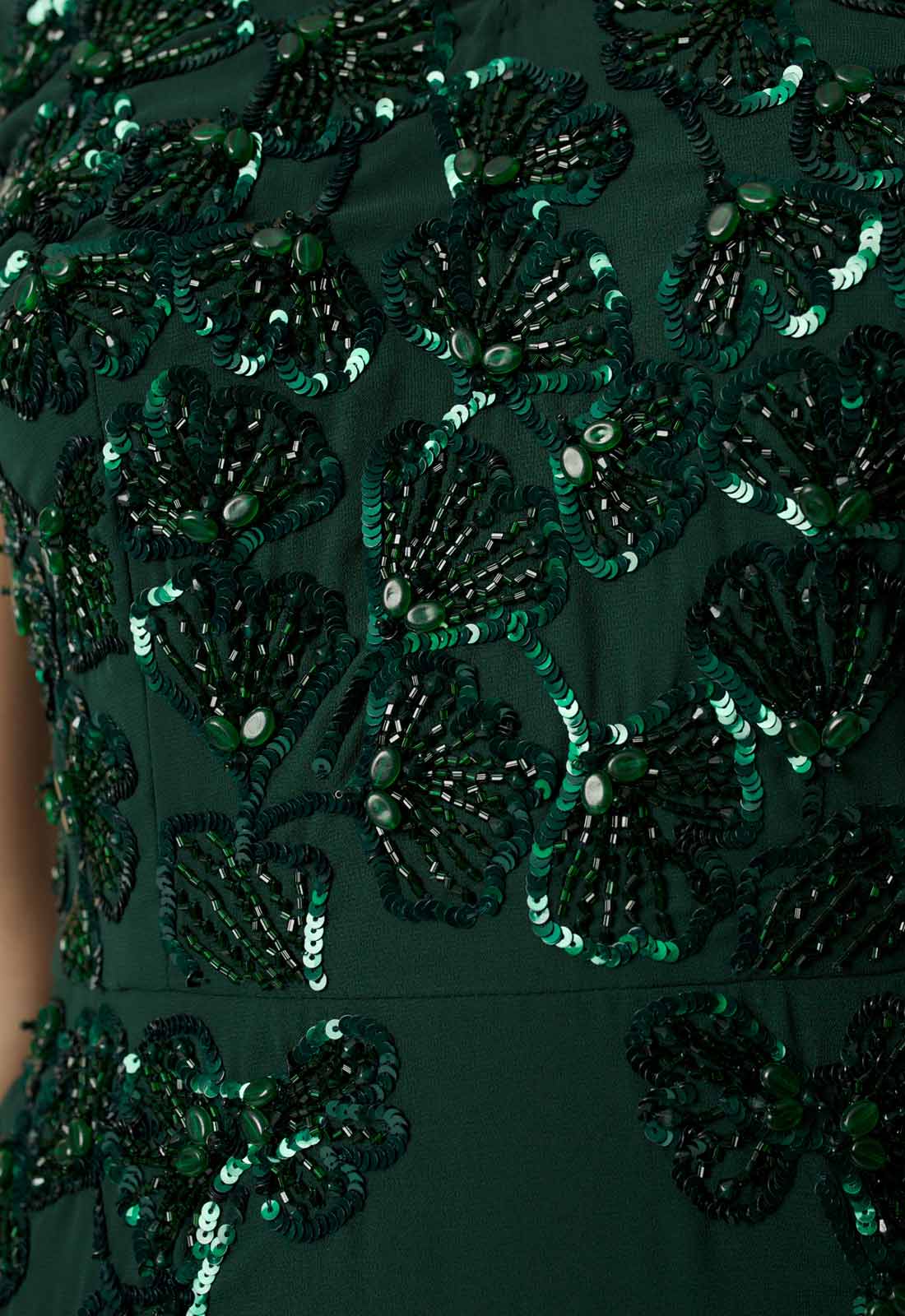 Raishma Green Magnolia Maxi Dress-83992