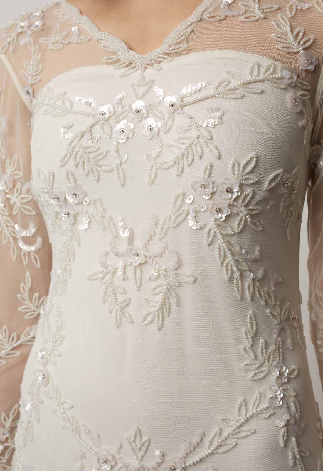 Raishma White Minnie Wedding Dress-84021