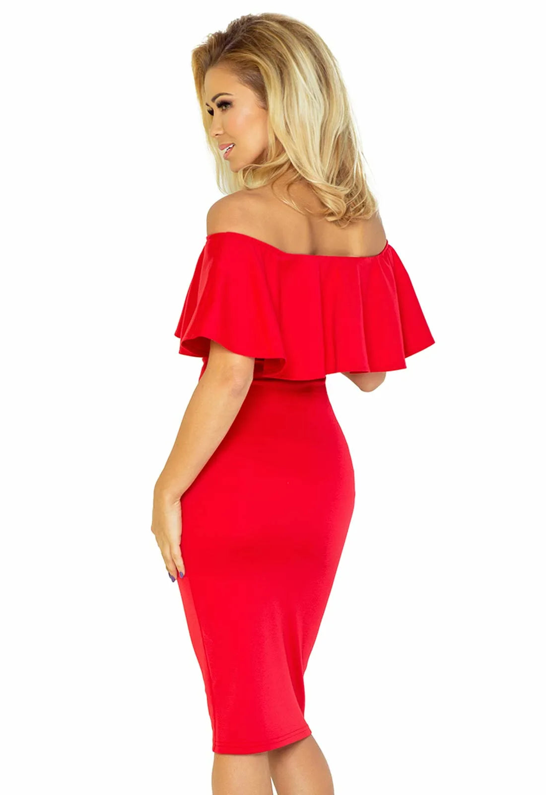LBD Exclusive Red Scarlett Dress-106079