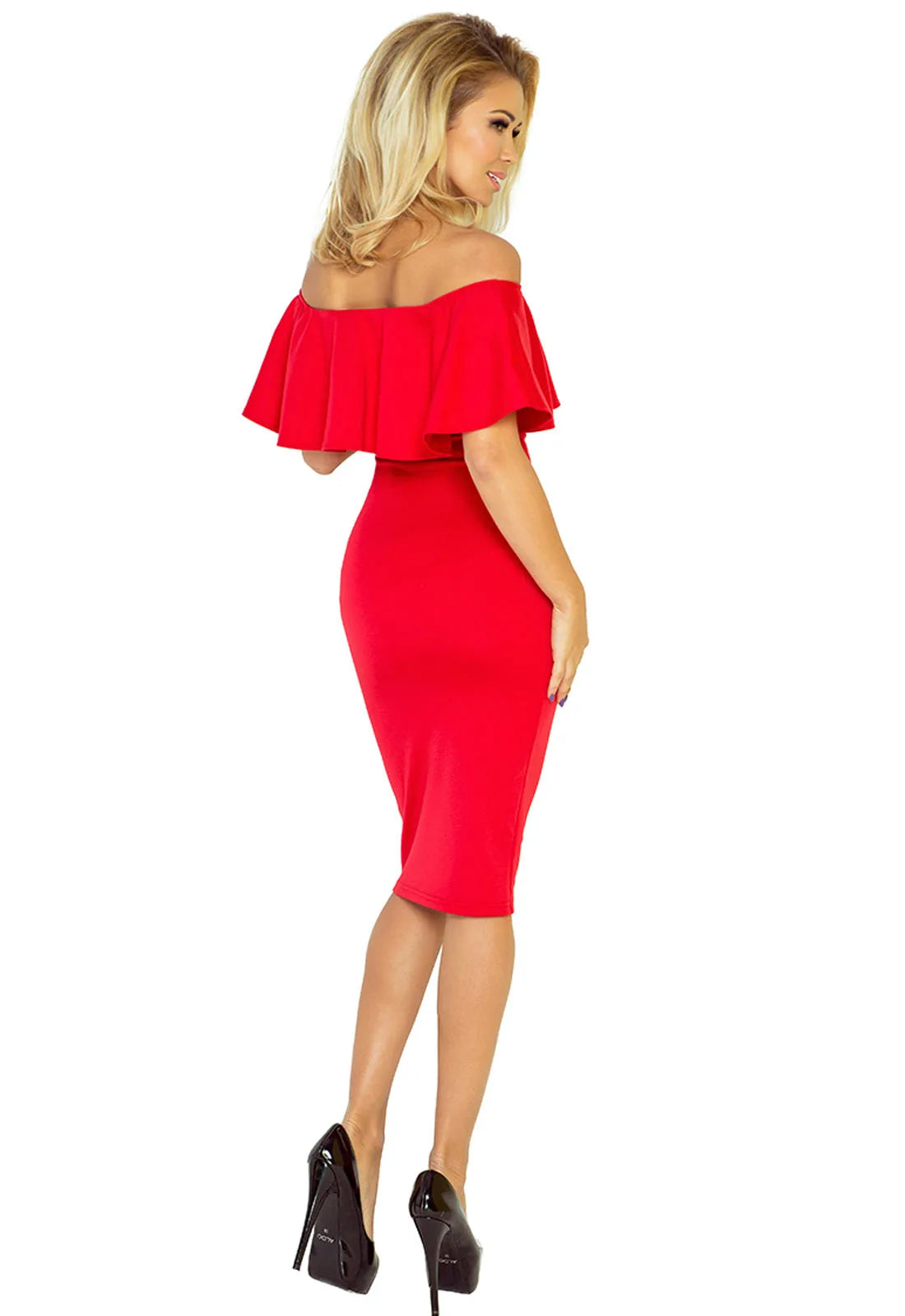 LBD Exclusive Red Scarlett Dress-106081